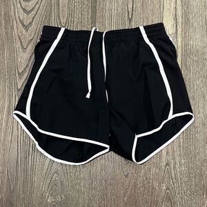 Nike Dri-Fit Running Shorts Drawstring Elastic Waistband Pull-On Black Small